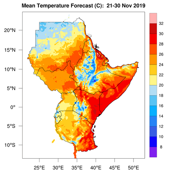 Temperature forecast