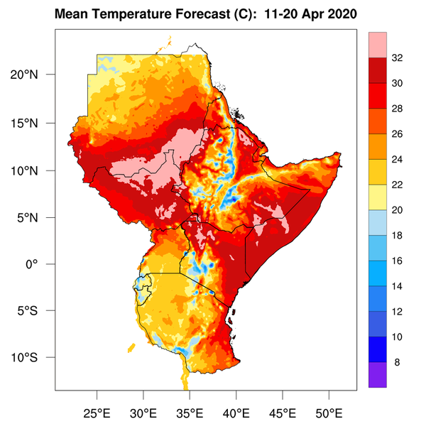 Temperature forecast
